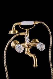 Смеситель для ванны Boheme Crystal бронза 313-CRST